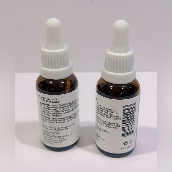 Skin Nutrition Botanicals Hyaluronic Acid 1% + Vitamin C Serum - Set of 2 - Picture 3 of 4
